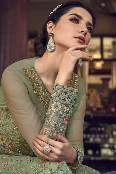 FC 6802 Sea Green in Banglory Silk Embroidery Work & Stone Work Salwar Suit . Festive Deal ₹3449. Delivery 4-6 Working Days. Shop now. | Jump Suits, Salwar suit, Casual Suits, Creative suits, Designer Suits, Palazzo Suits, Party Wear Suits, Patiala Suits, Straight Suits