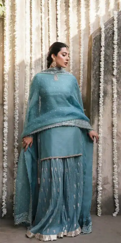 MT 1067 Sky Blue Sky Georgette Salwar Suit Perfect for Wedding, Party, Engagement, Pooja, Ganesh Chaturthi – . Grab it for ₹2449. Delivery 4-6 Wor | Jump Suits, Salwar suit, Casual Suits, Creative suits, Designer Suits, Palazzo Suits, Party Wear Suits, Patiala Suits, Straight Suits