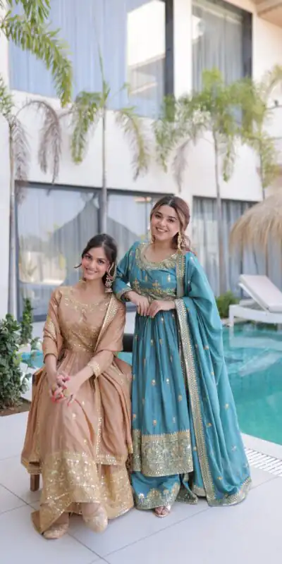 KA 1233 Sky Blue Super Silk Salwar SuitPerfect for Wedding, Party, Sangeet, Family Gatherings, Reception – . Festive Deal ₹2649. Delivery 4-6 Working Da | Jump Suits, Salwar suit, Casual Suits, Creative suits, Designer Suits, Palazzo Suits, Party Wear Suits, Patiala Suits, Straight Suits