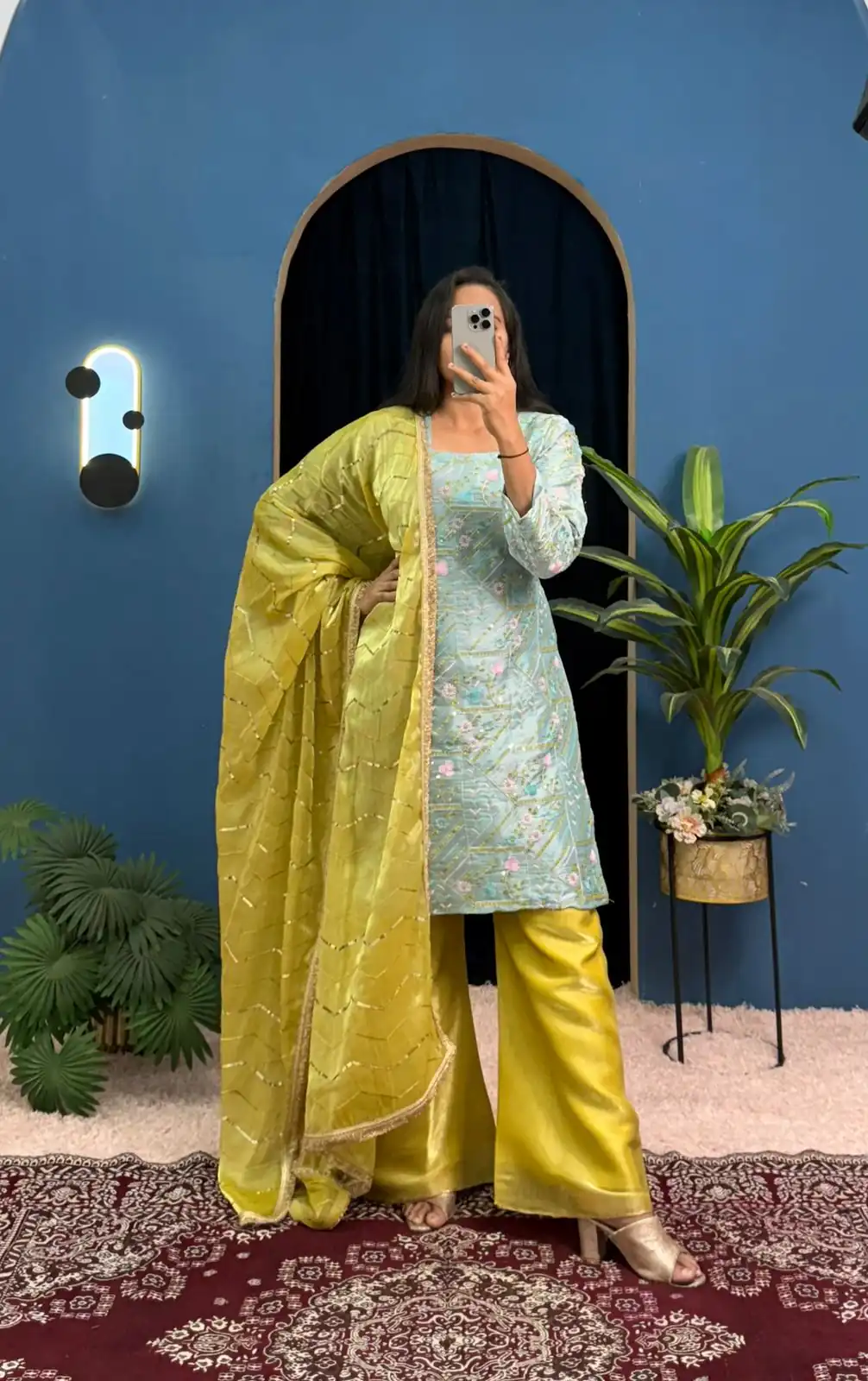 ST 1099 Sky Blue Zimmy Silk Salwar Suit Perfect for Wedding, Party, Karwa Chauth, Haldi, Eid – . Special Price ₹2449. Delivery 4-6 Working Days. Shop no | Jump Suits, Salwar suit, Casual Suits, Creative suits, Designer Suits, Palazzo Suits, Party Wear Suits, Patiala Suits, Straight Suits