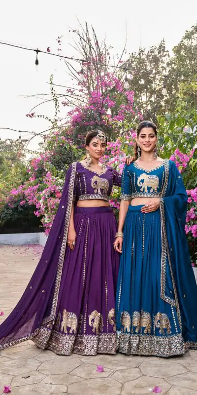 Ram 165 Blue in Color Vichitra Silk Embroidery Work Lehenga Choli . Now at just ₹2599. Delivery 4-6 Working Days. Shop now. | Lehenga, Bollywood Lehenga, Creative Lehenga, Designer Lehenga, Embroidered Lehenga, Party Wear Lehenga