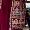 NF 1247 Maroon in Color Natural Crepe Embroidery Work Salwar Suit . Affordable Price ₹2599. Delivery 4-6 Working Days. Shop now. | Jump Suits, Salwar suit, Casual Suits, Creative suits, Designer Suits, Palazzo Suits, Party Wear Suits, Patiala Suits, Straight Suits
