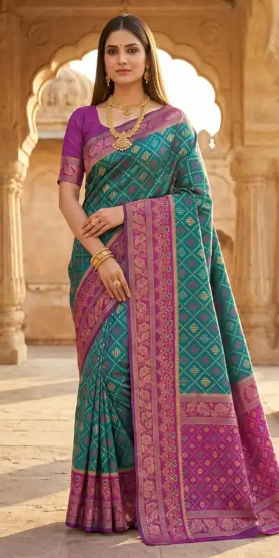 MB 6088 Teal Color Lace Work & Zari Work Sareein Pochampalli Silk. Best Price ₹2049. Delivery 4-6 Working Days. Shop now. | Sarees, Bollywood Sarees, Creative Sarees, Designer Sarees, Embroidered Sarees, Ethnic Saree, Modern Digital sarees, Party Wear Sarees