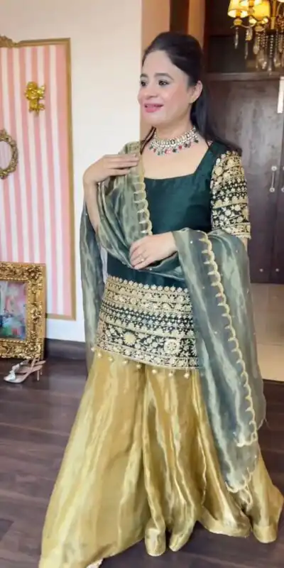 LG 2054 Teal Color Roman Silk Salwar Suit with Embroidery Work. Available at ₹2099 only. Delivery 4-6 Working Days. Shop now. | Jump Suits, Salwar suit, Casual Suits, Creative suits, Designer Suits, Palazzo Suits, Party Wear Suits, Patiala Suits, Straight Suits