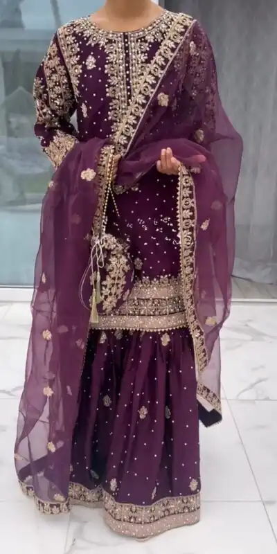 SRK 5314 Wine Natural Crep Salwar Suit with Bead Work & Embroidery Work. Affordable Price ₹2149. Delivery 4-6 Working Days. Shop now. | Jump Suits, Salwar suit, Casual Suits, Creative suits, Designer Suits, Palazzo Suits, Party Wear Suits, Patiala Suits, Straight Suits