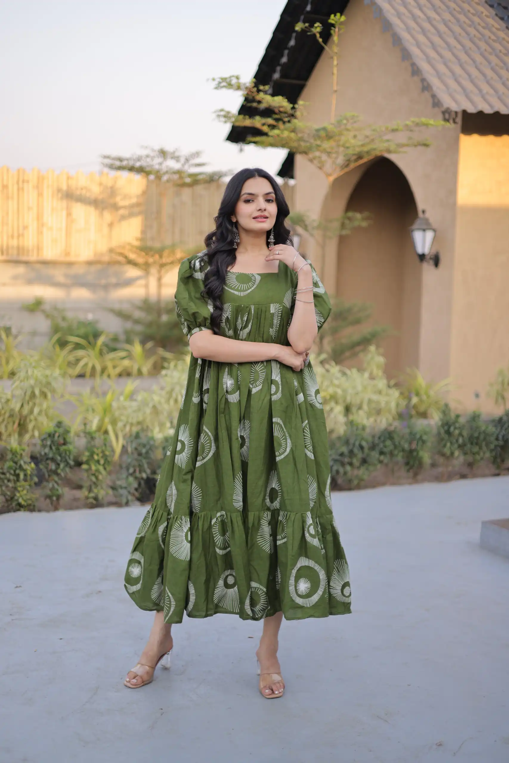 KA 1249 Green Color Cotton Kurti with Printed Designer Work. Exclusive Offer ₹1519. Delivery 4-6 Working Days. Online Shop now. | Kurti, Bollywood Kurti, Creative Kurtis, Designer Kurti, Party Wear Kurti, Selfie Kurti
