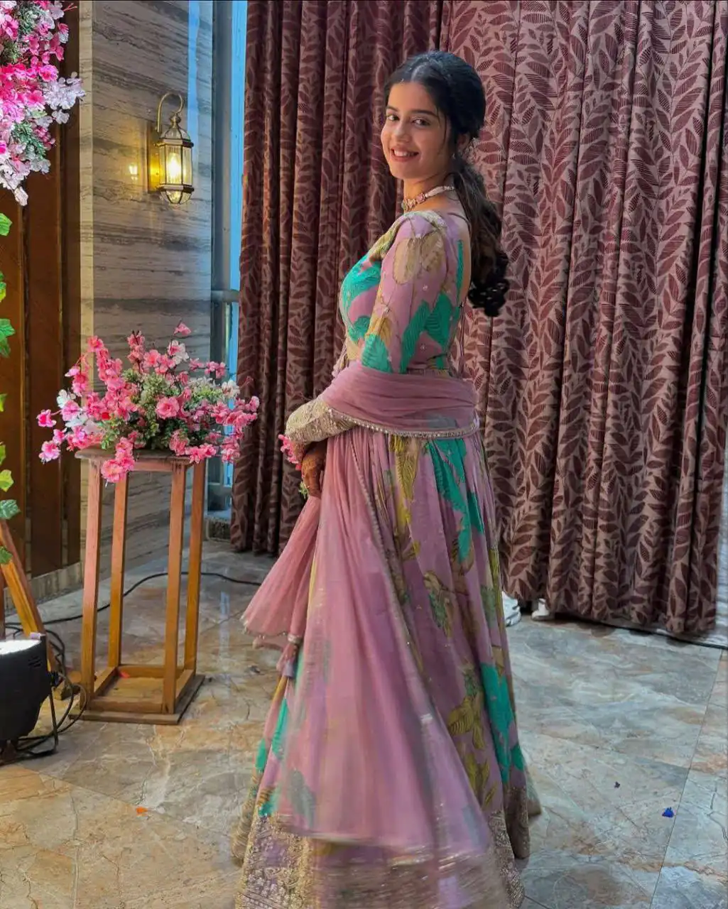 Perfect for Wedding, Party, Durga Puja, Diwali, Anniversary – ZB 5054 Pink Pink Fox Georgette Gown. Now at just ₹2149. Delivery 4-6 Working Days. Shop now. | Gowns, Bollywood Gowns, Creative Gowns, Designer Gowns, Embroidered Gowns, Party Wear Gowns
