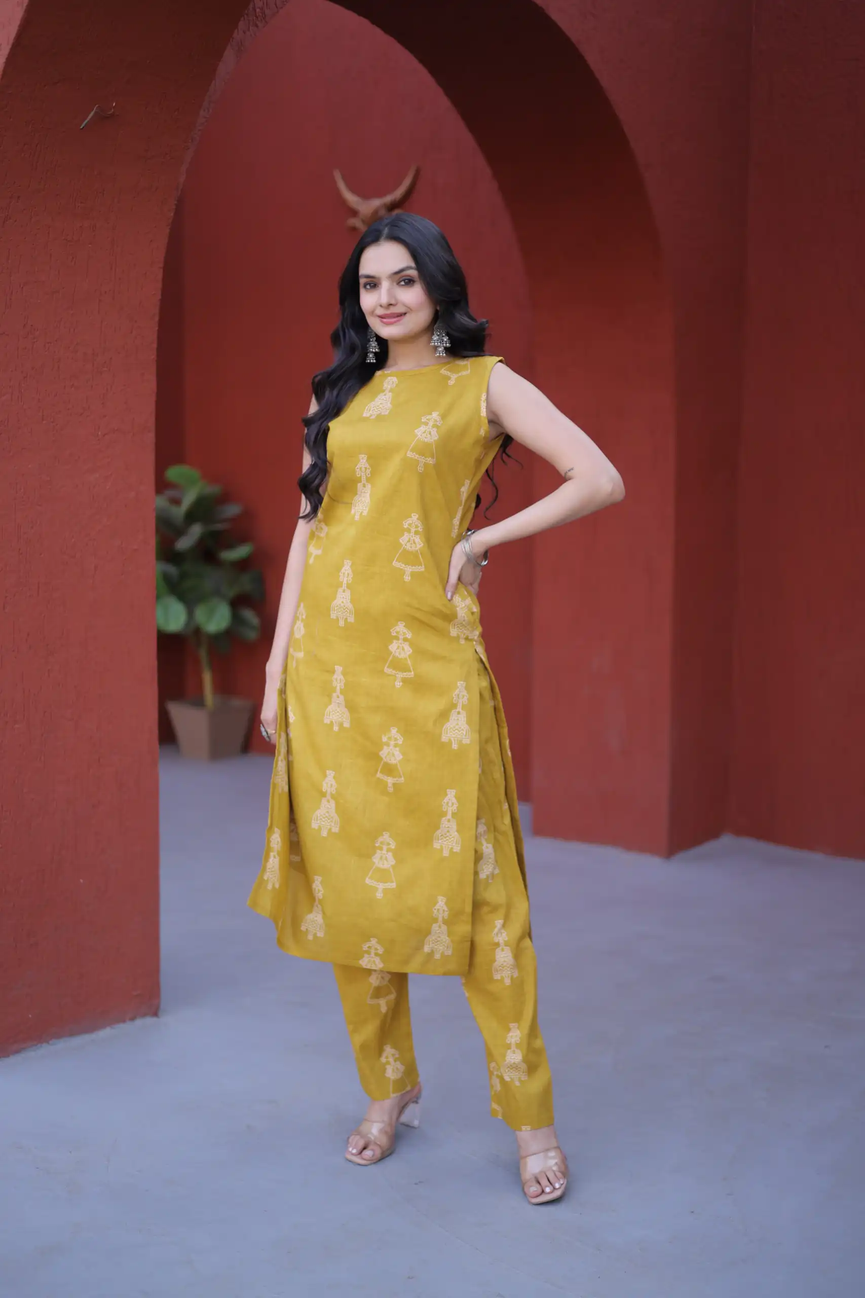 Mustard Cotton Kurti KA 1251 Rust with Designer Work. Wedding, Party, Festive, Events, Special Price ₹1519. Delivery 4-6 Working Days. Shop now. | Kurti, Bollywood Kurti, Creative Kurtis, Designer Kurti, Party Wear Kurti, Selfie Kurti