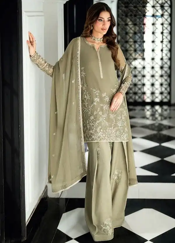 RTC 6037 Sage Green Faux Georgette Salwar Suit with Designer Work. Affordable Price ₹2149. Delivery 4-6 Working Days. Shop now. | Jump Suits, Salwar suit, Casual Suits, Creative suits, Designer Suits, Palazzo Suits, Party Wear Suits, Patiala Suits, Straight Suits