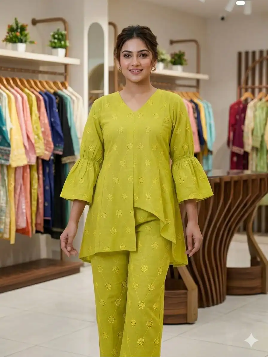 LG 2111 Lime Yellow Cotton Salwar Suit with Embroidery Work. Introductory Price ₹1999. Delivery 4-6 Working Days. Shop now. | Jump Suits, Salwar suit, Casual Suits, Creative suits, Designer Suits, Palazzo Suits, Party Wear Suits, Patiala Suits, Straight Suits