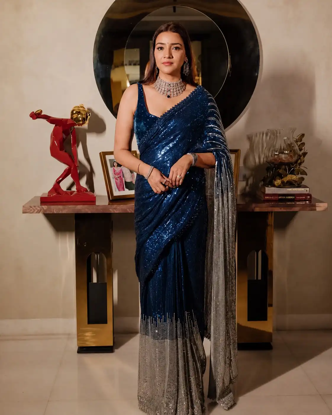 JR 636 Blue Color Georgette Saree with Embroidery Work & Lace Work. Special Price ₹1899. Delivery 4-6 Working Days. Shop now. | Sarees, Bollywood Sarees, Creative Sarees, Designer Sarees, Embroidered Sarees, Ethnic Saree, Modern Digital sarees, Party Wear Sarees