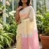 KP 6050 Cream Soft Lilan Slab Saree Perfect for Wedding, Party, Lohri, Durga Puja, Pongal – . Get it for ₹1299. Delivery 4-6 Working Days. Shop now. | Sarees, Bollywood Sarees, Creative Sarees, Designer Sarees, Embroidered Sarees, Ethnic Saree, Modern Digital sarees, Party Wear Sarees