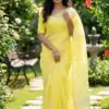 KP 6050 Lime Yellow Soft Lilan Slab Saree Perfect for Wedding, Party, Lohri, Durga Puja, Pongal – . Get it for ₹1299. Delivery 4-6 Working Days. Shop now. | Sarees, Bollywood Sarees, Creative Sarees, Designer Sarees, Embroidered Sarees, Ethnic Saree, Modern Digital sarees, Party Wear Sarees
