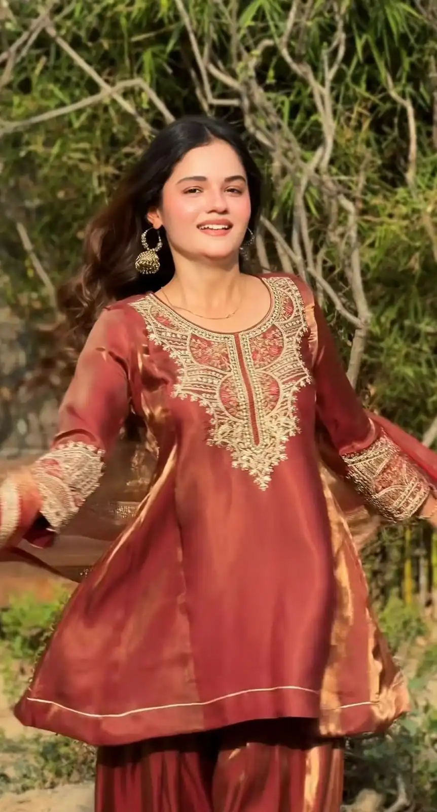 NF 1285 Rust Fandy Silk Salwar Suit with Lace Work & Embroidery Work. Introductory Price ₹2149. Delivery 4-6 Working Days. Shop now. | Jump Suits, Salwar suit, Casual Suits, Creative suits, Designer Suits, Palazzo Suits, Party Wear Suits, Patiala Suits, Straight Suits