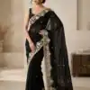 JR 670 Black in Space Silk Embroidery Work & Zari Work Saree . Available at ₹1949 only. Delivery 4-6 Working Days. Shop now. | Sarees, Bollywood Sarees, Creative Sarees, Designer Sarees, Embroidered Sarees, Ethnic Saree, Modern Digital sarees, Party Wear Sarees