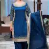 ZB 5056 Blue in Color Natural Crepe Embroidery Work Salwar Suit . Wedding, Party, Festive, Events, Get it for ₹2199. Delivery 4-6 Working Days. Shop now. | Jump Suits, Salwar suit, Casual Suits, Creative suits, Designer Suits, Palazzo Suits, Party Wear Suits, Patiala Suits, Straight Suits
