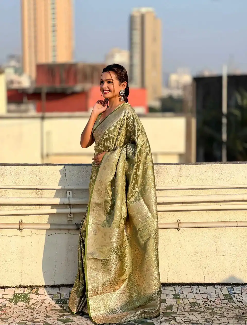 KPR 290 Green in Soft Lichi Silk Jacquard Work Designer Work Saree . Exclusive Offer ₹1349. Delivery 4-6 Working Days. Shop now. | Sarees, Bollywood Sarees, Creative Sarees, Designer Sarees, Embroidered Sarees, Ethnic Saree, Modern Digital sarees, Party Wear Sarees