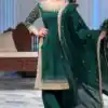 ZB 5056 Green in Color Natural Crepe Embroidery Work Salwar Suit . Wedding, Party, Festive, Events, Get it for ₹2199. Delivery 4-6 Working Days. Shop now. | Jump Suits, Salwar suit, Casual Suits, Creative suits, Designer Suits, Palazzo Suits, Party Wear Suits, Patiala Suits, Straight Suits