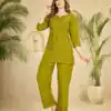 DIVA 158 Lime Green Viscose Rayon Kurti with Embroidery Work & Mirror Work. Wedding, Party, Festive Grab it for ₹1749. Delivery 4-6 Working Days. Shop now. | Kurti, Bollywood Kurti, Creative Kurtis, Designer Kurti, Party Wear Kurti, Selfie Kurti