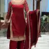 ZB 5056 Red in Color Natural Crepe Embroidery Work Salwar Suit . Wedding, Party, Festive, Events, Get it for ₹2199. Delivery 4-6 Working Days. Shop now. | Jump Suits, Salwar suit, Casual Suits, Creative suits, Designer Suits, Palazzo Suits, Party Wear Suits, Patiala Suits, Straight Suits