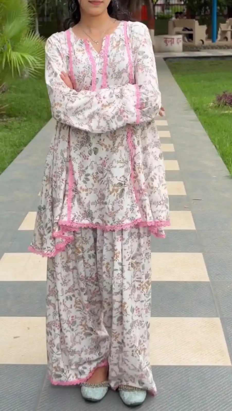 Special Pink Natural Crep Digital Print Work Salwar Suit