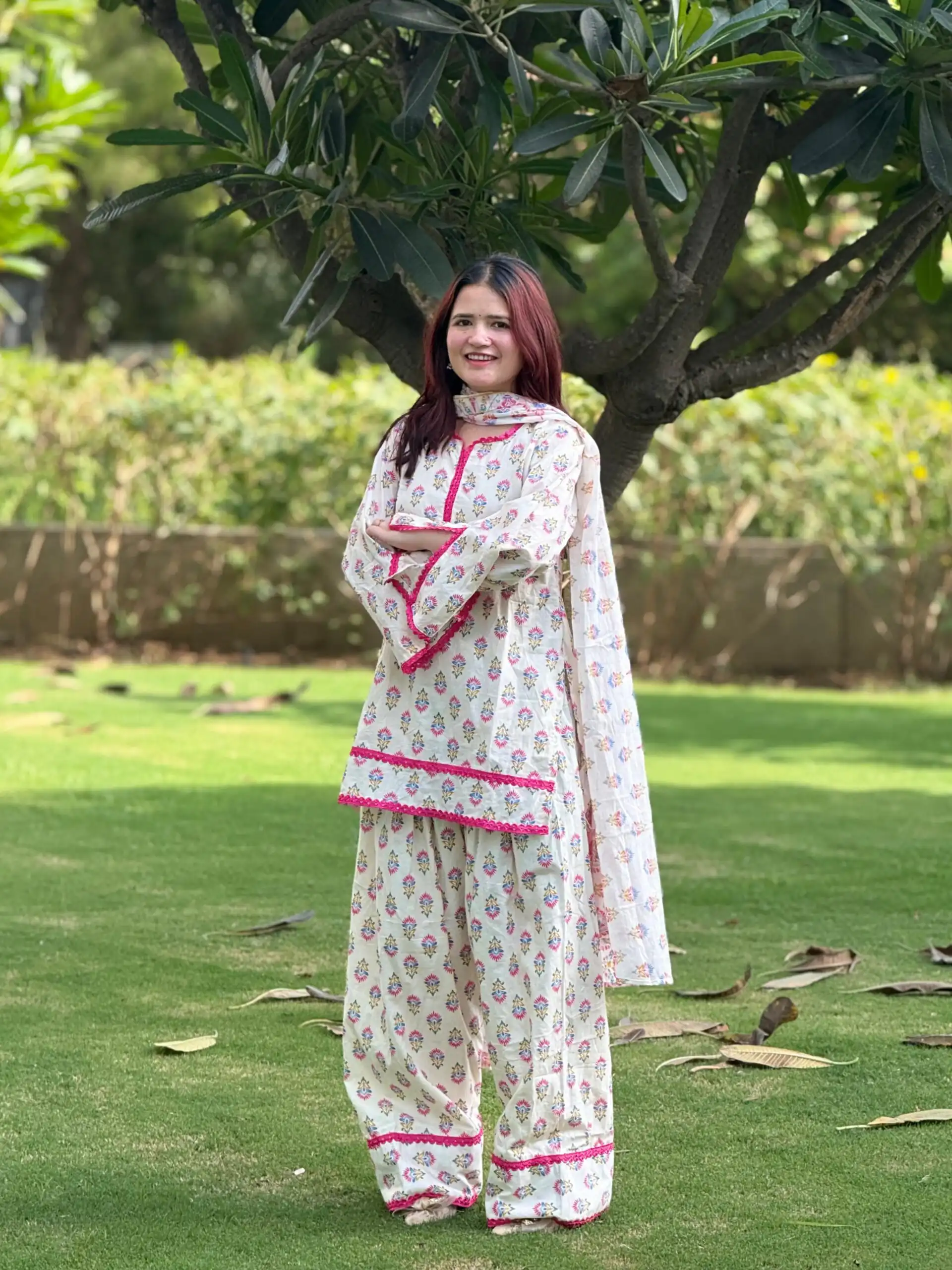 Trendy Pink Natural Crep Digital Print Salwar Suit