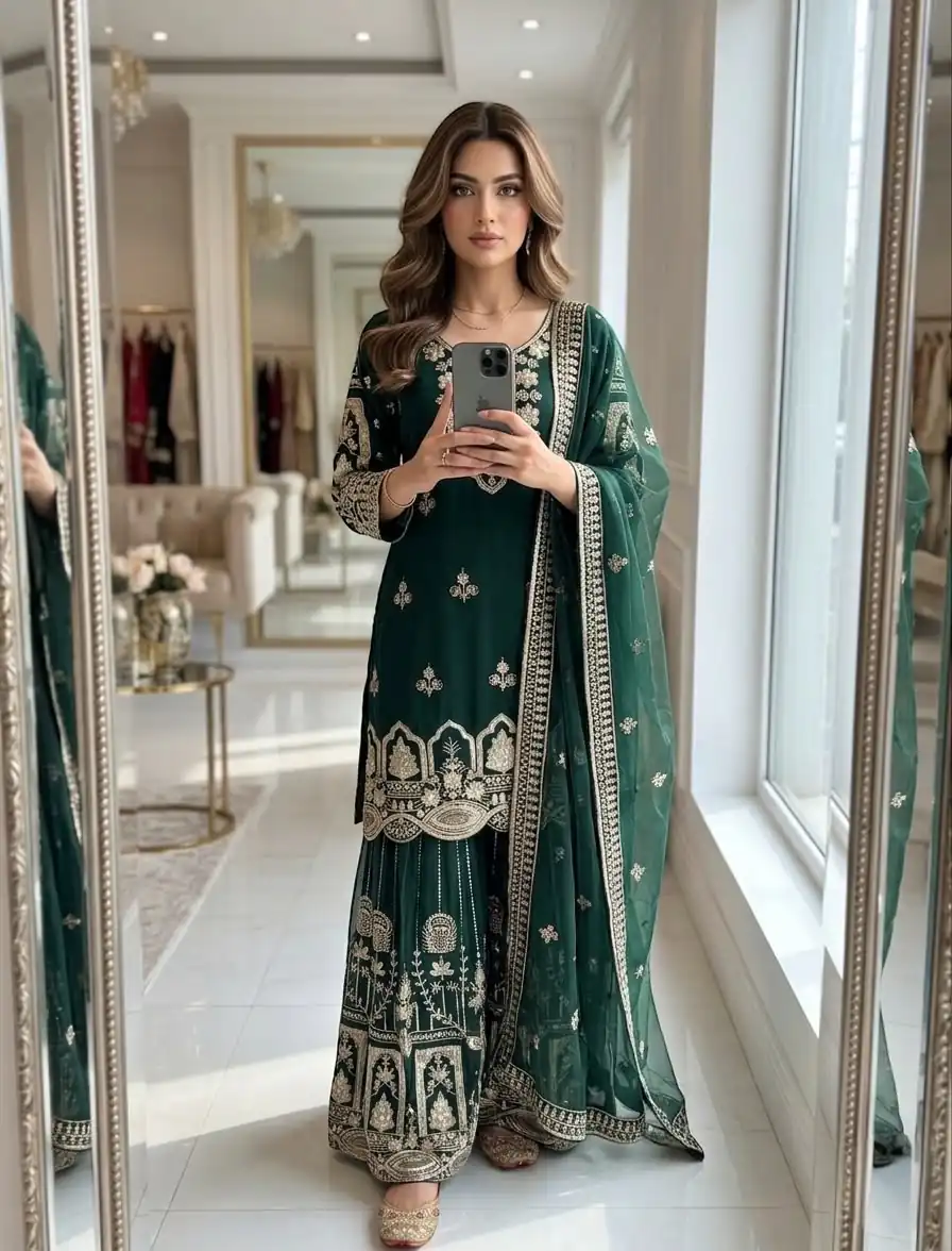 WW 1250 Cool Faux Georgette With 5 mm Sequence Work Salwar Suit Wedding, Party, Festive, Events Etc. Expected Delivery 4-6 Working Days @2399/- | Jump Suits, Salwar suit, Casual Suits, Creative suits, Designer Suits, Palazzo Suits, Party Wear Suits, Patiala Suits, Straight Suits