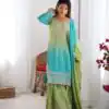 SP 01 Green Color Chinon Silk Designer Work Salwar Suit in Get it for ₹2499. Delivery 4-6 Working Days. Best Online Shop now. | Jump Suits, Salwar suit, Casual Suits, Creative suits, Designer Suits, Palazzo Suits, Party Wear Suits, Patiala Suits, Straight Suits