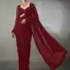 DF 3474 Maroon Faux Georgette Saree Perfect for Wedding, Party, Bridal Wear, Baisakhi, Raksha Bandhan –. Introductory Price ₹1799. Delivery 4-6 Workin | Sarees, Bollywood Sarees, Creative Sarees, Designer Sarees, Embroidered Sarees, Ethnic Saree, Modern Digital sarees, Party Wear Sarees