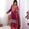 SP 01 Red Color Chinon Silk Designer Work Salwar Suit in Get it for ₹2499. Delivery 4-6 Working Days. Best Online Shop now. | Jump Suits, Salwar suit, Casual Suits, Creative suits, Designer Suits, Palazzo Suits, Party Wear Suits, Patiala Suits, Straight Suits