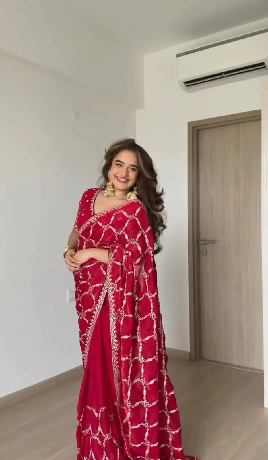 KD 634 Red Color Fendy Silk Saree With Sequins Work. Wedding, Party, Festive, Events Get it for ₹2399. Delivery 4-6 Working Days. Online Best Shop now. | Sarees, Bollywood Sarees, Creative Sarees, Designer Sarees, Embroidered Sarees, Ethnic Saree, Modern Digital sarees, Party Wear Sarees