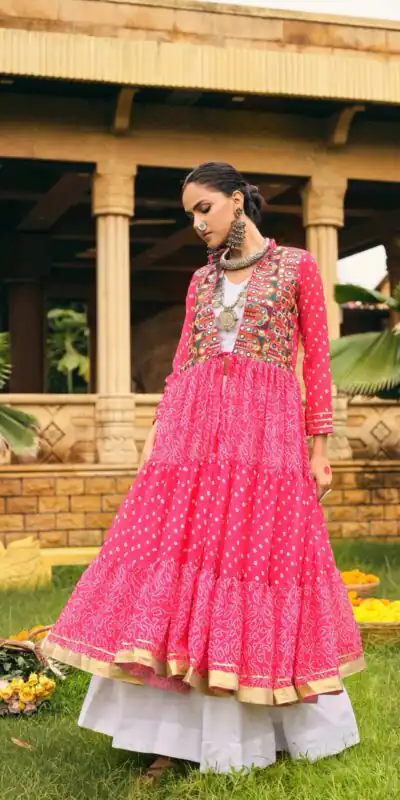 RR 17 Pink | Faux Georgette Lehenga Choli with Embroidery Work & Lace Work. Special Price βΉ2149. Delivery 4-6 Working Days. Shop now. | Lehenga, Bollywood Lehenga, Creative Lehenga, Designer Lehenga, Embroidered Lehenga, Party Wear Lehenga