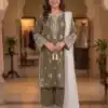 BE 465 Brown in Faux Georgette Mirror Embroidery Work Salwar Suit . Best Price ₹1999. Delivery 4-6 Working Days. Shop now. | Jump Suits, Salwar suit, Casual Suits, Creative suits, Designer Suits, Palazzo Suits, Party Wear Suits, Patiala Suits, Straight Suits