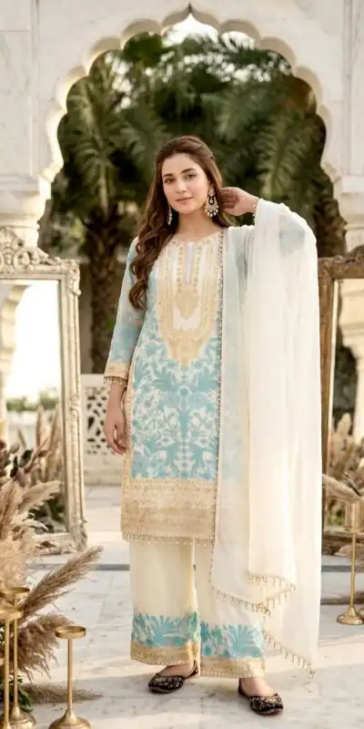 KF 1729 Blue Diamond Georgette Salwar Suit with Sequins Work & Embroidery Work. Introductory Price βΉ2399. Delivery 4-6 Working Days. Shop now. | Jump Suits, Salwar suit, Casual Suits, Creative suits, Designer Suits, Palazzo Suits, Party Wear Suits, Patiala Suits, Straight Suits