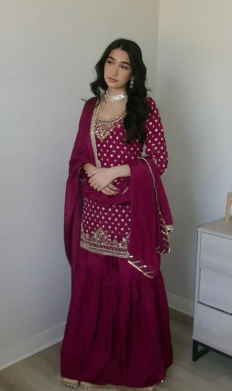 ZD 10003 Red in Color Natural Crepe Embroidery Work Salwar Suit . Affordable Price ₹2099. Delivery 4-6 Working Days. Shop now. | Jump Suits, Salwar suit, Casual Suits, Creative suits, Designer Suits, Palazzo Suits, Party Wear Suits, Patiala Suits, Straight Suits