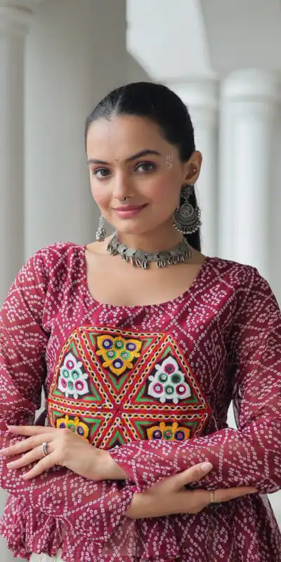 KA 1185 Pink Bandhani Kurti. Perfect for Wedding, Party, Ethnic Day, Festival Celebrations, Sangeet β Get it for βΉ1419. Delivery 4-6 Working Days. | Kurti, Bollywood Kurti, Creative Kurtis, Designer Kurti, Party Wear Kurti, Selfie Kurti