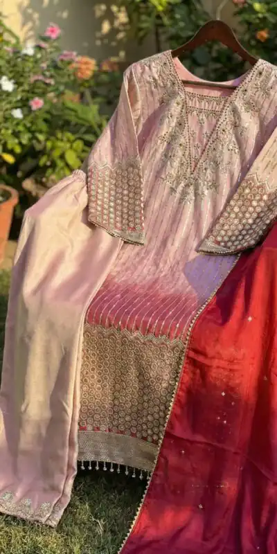BE 445 Peach in Chinon Lace Work & Embroidery Work Salwar Suit . Affordable Price ₹2049. Delivery 4-6 Working Days. Shop now. | Jump Suits, Salwar suit, Casual Suits, Creative suits, Designer Suits, Palazzo Suits, Party Wear Suits, Patiala Suits, Straight Suits