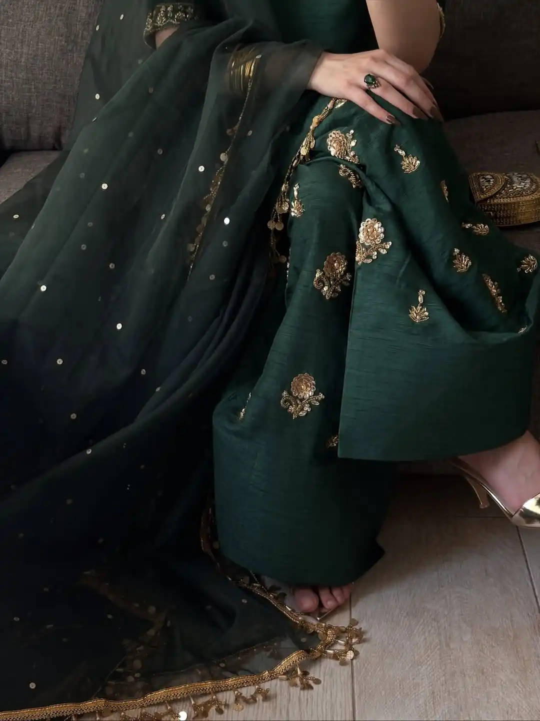 MF 535 Teal Green Aada Slab Silk Salwar Suit with Embroidery Work & Mirror Work. Festive Deal ₹2399. Delivery 4-6 Working Days. Shop now. | Jump Suits, Salwar suit, Casual Suits, Creative suits, Designer Suits, Palazzo Suits, Party Wear Suits, Patiala Suits, Straight Suits