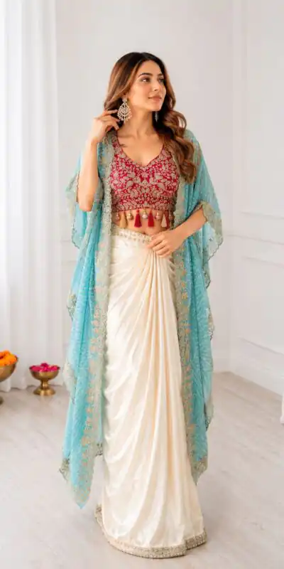 BB 48 Blue Crepe Silk Dhoti Suit Perfect for Wedding, Party, Festival Celebrations, Holi, Pooja β . Introductory Price βΉ2099. Delivery 4-6 Working | Jump Suits, Salwar suit, Casual Suits, Creative suits, Designer Suits, Palazzo Suits, Party Wear Suits, Patiala Suits, Straight Suits