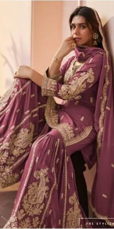 ZC 3 Idiots Onion Faux Georgette Salwar Suit with Lace Work & Embroidery Work. Introductory Price ₹2399. Delivery 4-6 Working Days. Shop now. | Jump Suits, Salwar suit, Casual Suits, Creative suits, Designer Suits, Palazzo Suits, Party Wear Suits, Patiala Suits, Straight Suits
