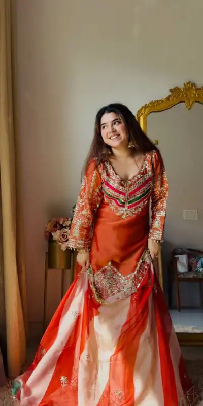 ZC NEHA Orange Mox Fendy Salwar Suit with Embroidery Work & Sequins Work. Get it for ₹2449. Delivery 4-6 Working Days. Shop now. | Jump Suits, Salwar suit, Casual Suits, Creative suits, Designer Suits, Palazzo Suits, Party Wear Suits, Patiala Suits, Straight Suits