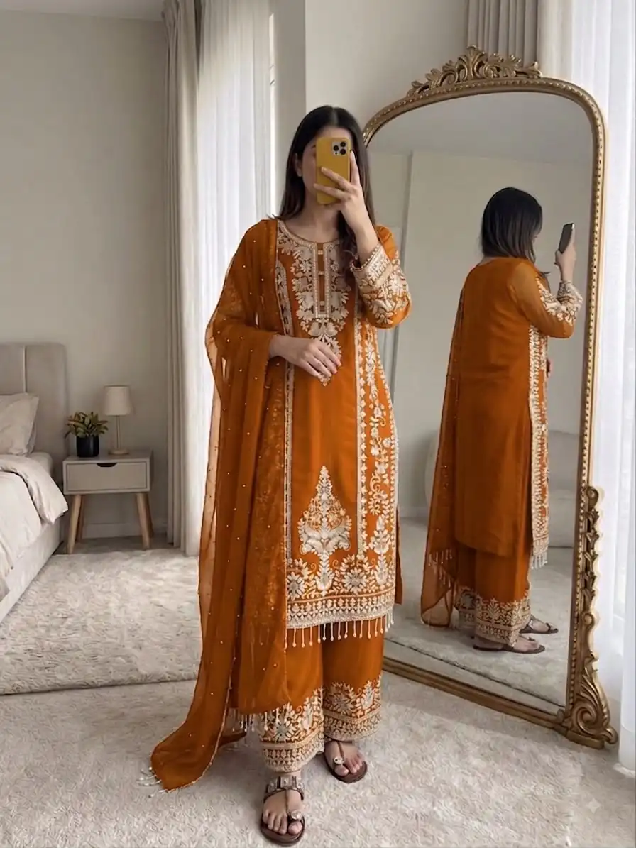 SRK 5365 Mastered Faux Georgette Salwar Suit erfect for Wedding, Party, Mehendi, Pongal, Reception – . Available at ₹2449 only. Delivery 4-6 Working Days | Jump Suits, Salwar suit, Casual Suits, Creative suits, Designer Suits, Palazzo Suits, Party Wear Suits, Patiala Suits, Straight Suits