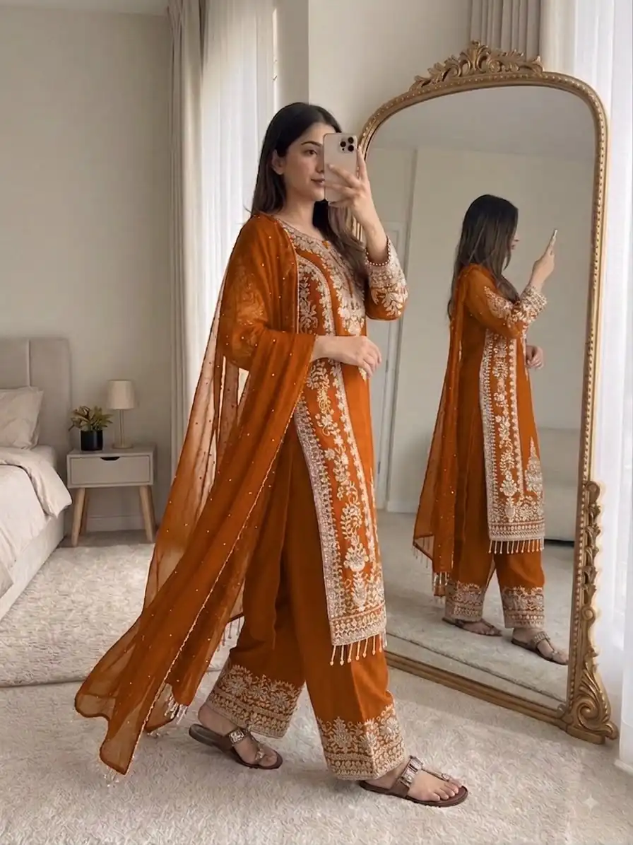 SRK 5365 Mastered Faux Georgette Salwar Suit erfect for Wedding, Party, Mehendi, Pongal, Reception – . Available at ₹2449 only. Delivery 4-6 Working Days | Jump Suits, Salwar suit, Casual Suits, Creative suits, Designer Suits, Palazzo Suits, Party Wear Suits, Patiala Suits, Straight Suits