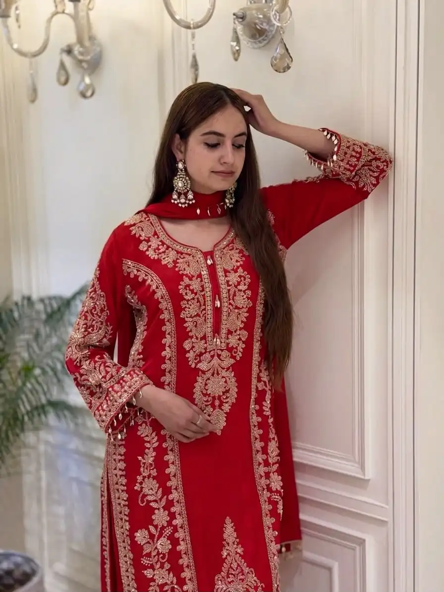 SRK 5365 Pink Faux Georgette Salwar Suit erfect for Wedding, Party, Mehendi, Pongal, Reception – . Available at ₹2449 only. Delivery 4-6 Working Days | Jump Suits, Salwar suit, Casual Suits, Creative suits, Designer Suits, Palazzo Suits, Party Wear Suits, Patiala Suits, Straight Suits