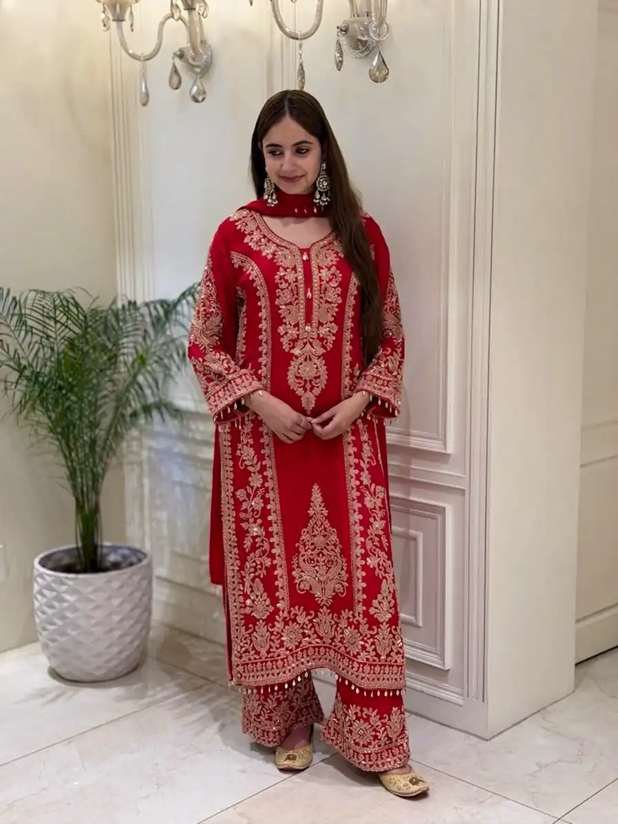 SRK 5365 Pink Faux Georgette Salwar Suit erfect for Wedding, Party, Mehendi, Pongal, Reception – . Available at ₹2449 only. Delivery 4-6 Working Days | Jump Suits, Salwar suit, Casual Suits, Creative suits, Designer Suits, Palazzo Suits, Party Wear Suits, Patiala Suits, Straight Suits