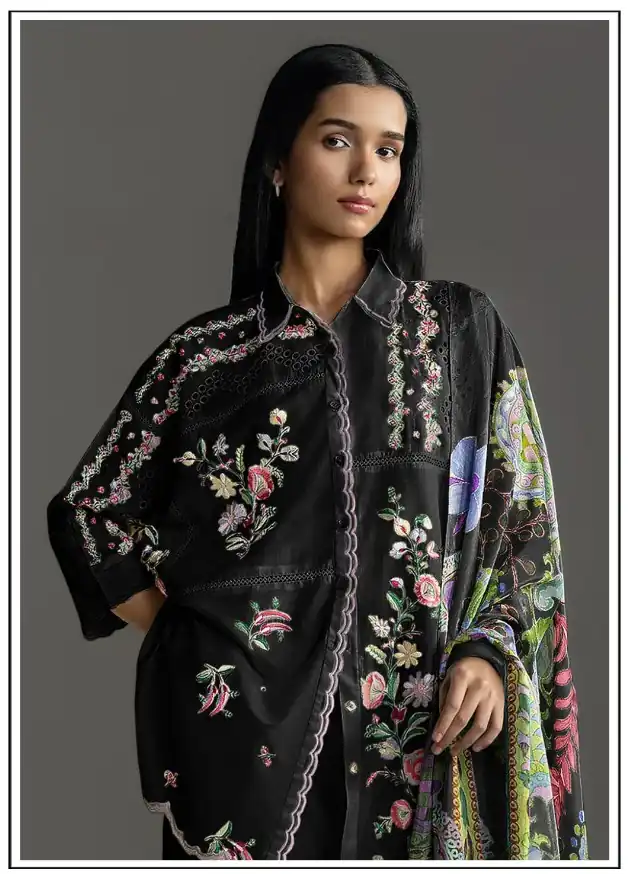 FC 1228 Black Cambric Cotton Salwar Suit with Digital Print & Embroidery Work. Festive Deal ₹2499. Delivery 4-6 Working Days. Shop now. | Jump Suits, Salwar suit, Casual Suits, Creative suits, Designer Suits, Palazzo Suits, Party Wear Suits, Patiala Suits, Straight Suits