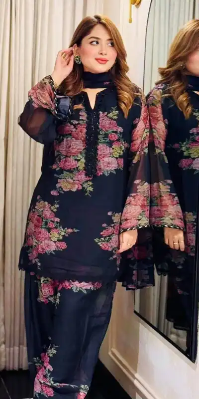 JF 008 Black Colour Digital Print Salwar Suit in Black Faux Georgette. Now at just ₹2149. Delivery 4-6 Working Days. Shop now. | Jump Suits, Salwar suit, Casual Suits, Creative suits, Designer Suits, Palazzo Suits, Party Wear Suits, Patiala Suits, Straight Suits