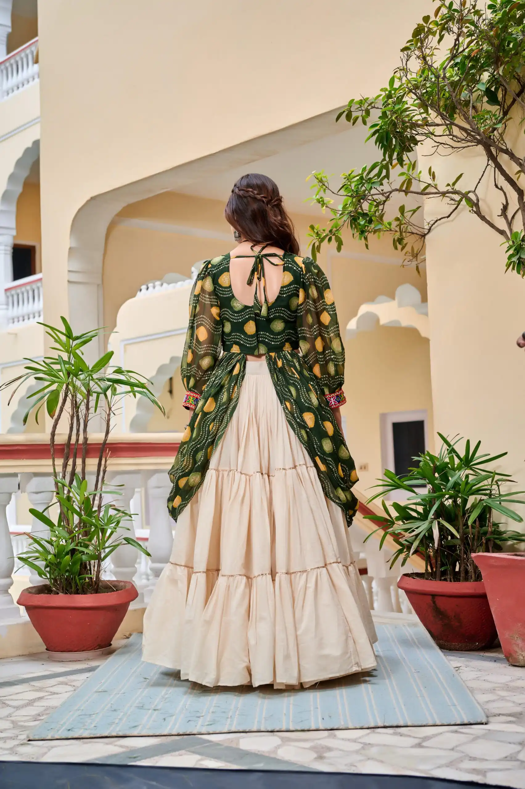 Ram 131 Green in Pure Cotton Mirror Work & Gamthi Work Lehenga Choli . Exclusive Offer ₹2949. Delivery 4-6 Working Days. Shop now. | Lehenga, Bollywood Lehenga, Creative Lehenga, Designer Lehenga, Embroidered Lehenga, Party Wear Lehenga