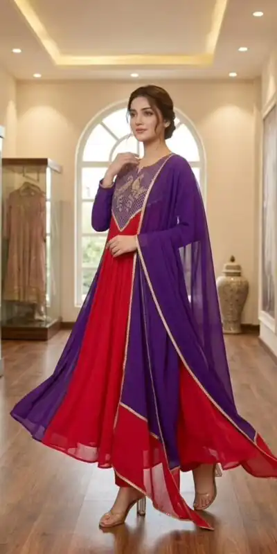 LG 2137 Purple Mul Chanderi Salwar Suit with Embroidery Work & Sequins Work. Festive Deal ₹2199. Delivery 4-6 Working Days. Shop nowp | Jump Suits, Salwar suit, Casual Suits, Creative suits, Designer Suits, Palazzo Suits, Party Wear Suits, Patiala Suits, Straight Suits