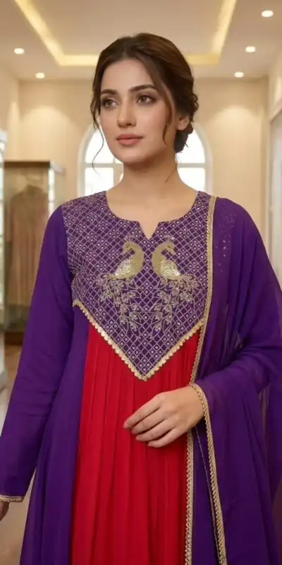 LG 2137 Purple Mul Chanderi Salwar Suit with Embroidery Work & Sequins Work. Festive Deal ₹2199. Delivery 4-6 Working Days. Shop nowp | Jump Suits, Salwar suit, Casual Suits, Creative suits, Designer Suits, Palazzo Suits, Party Wear Suits, Patiala Suits, Straight Suits